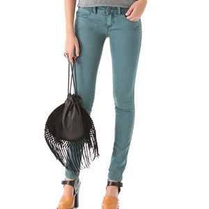 Free People Millennium Turquoise Skinny Jeans